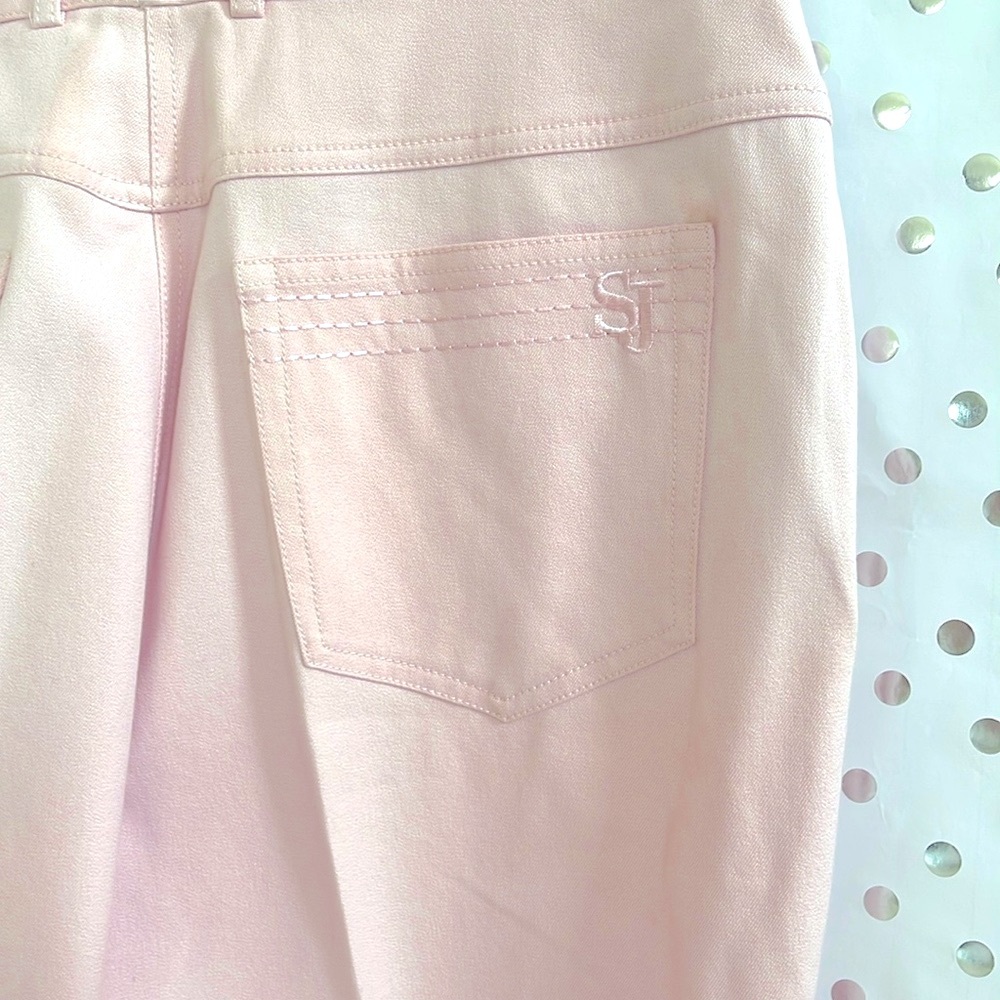 St. John Blush Straight Leg Pants - Picture 10 of 15
